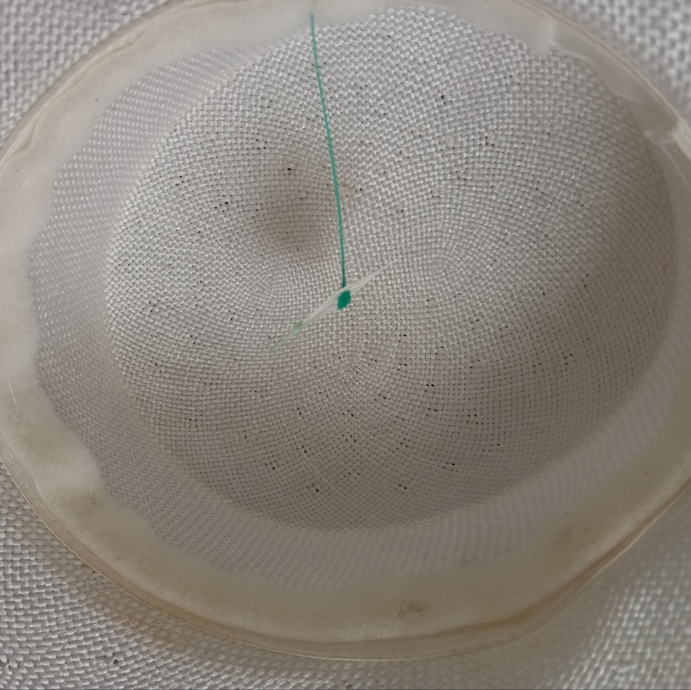 Easter Church White Straw Embellished Toil Church Hat - Picture 6 of 9